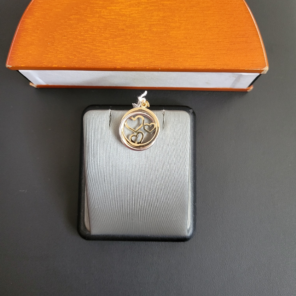 14k Gold Two Tone Pendant